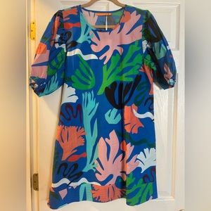 Oliphant Puff Crew Neck dress